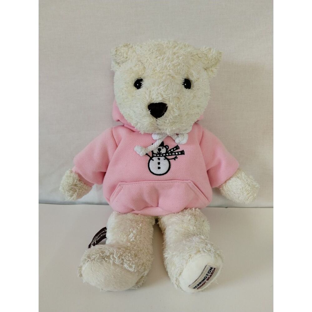 14" Cheesecake Factory IVORY Bear - Plush - Pink Hoodie - Herrington Bears 2007